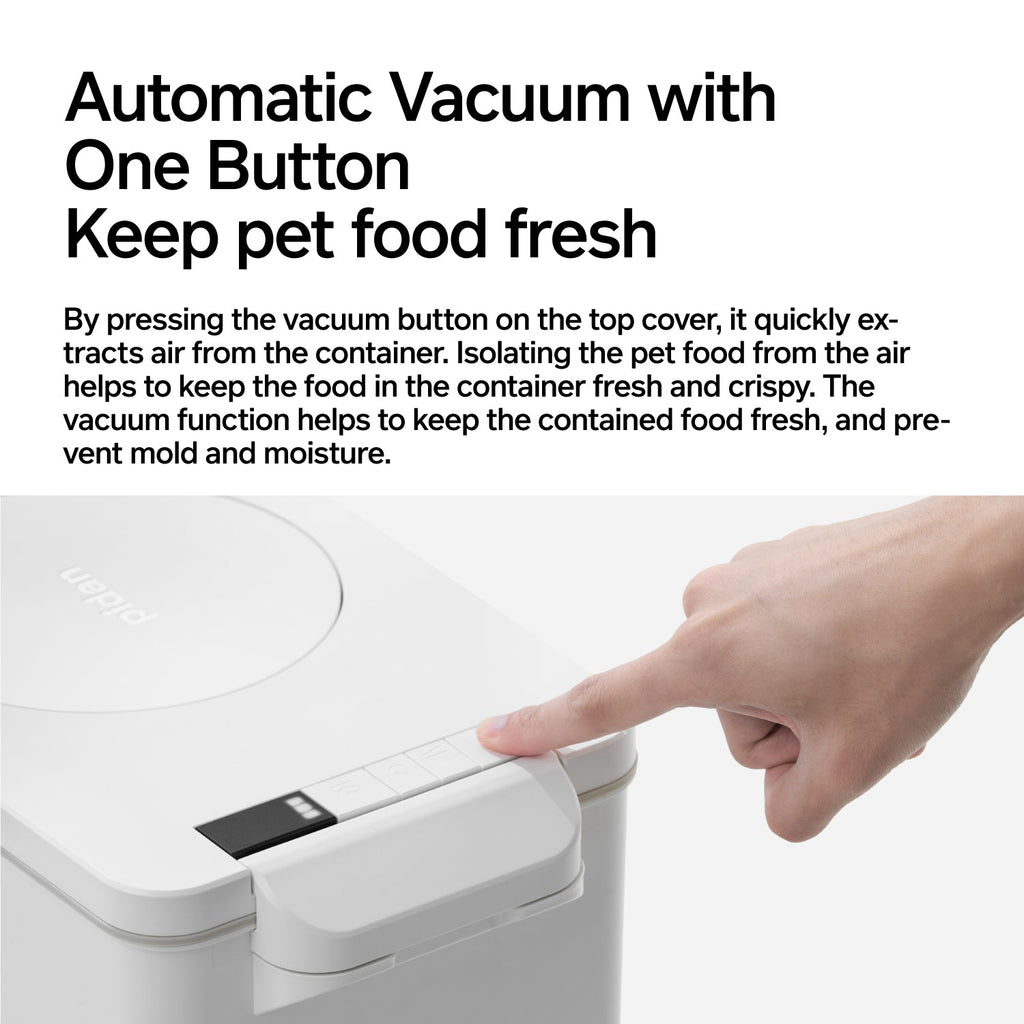 pidan Vacuum Pet Food Container with Weight Scale